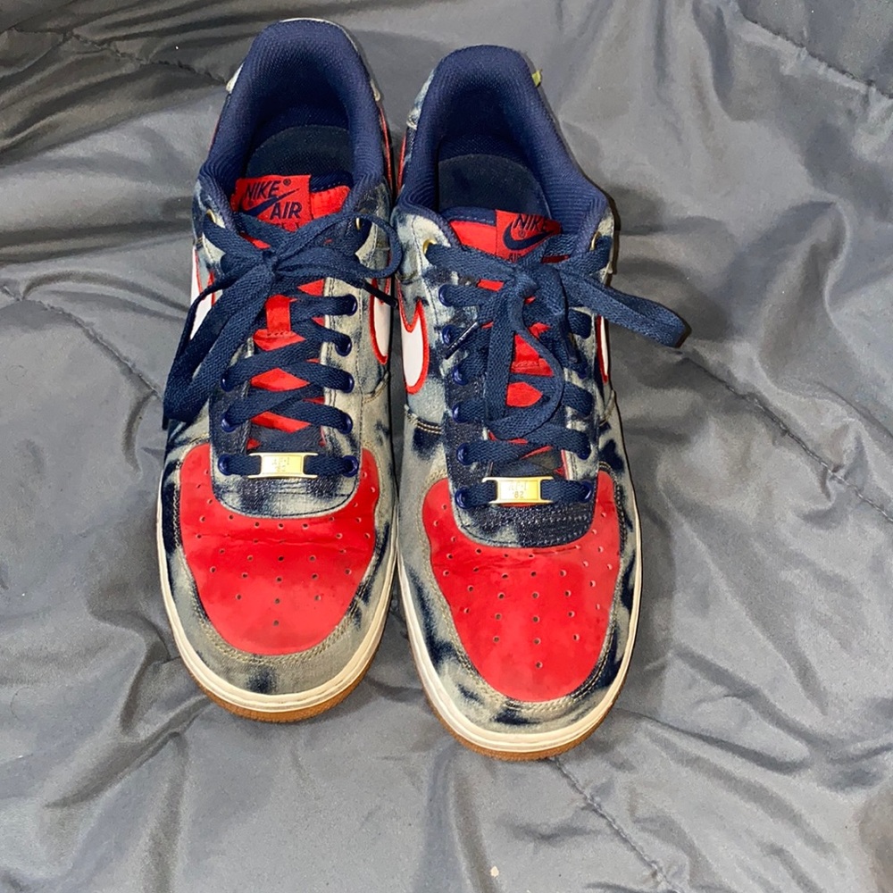 Nike Air Force 1 Low '07 Denim Mens Sneakers